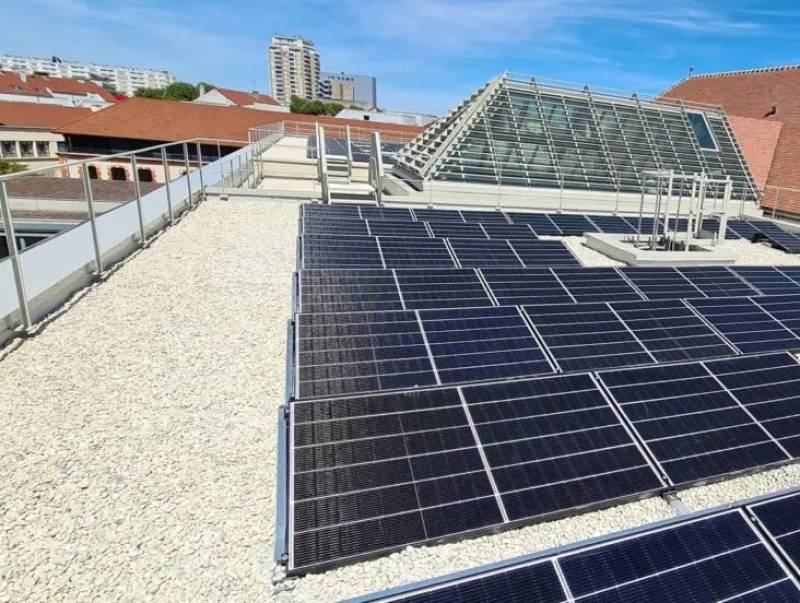 Toiture solaire PV terrasse